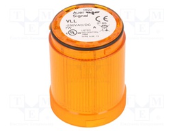 Signaller: lighting; continuous light; Colour: orange