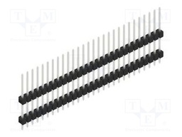 Connector: pin strips; pin header; male; PIN: 28; 2.54mm; THT; 1x28
