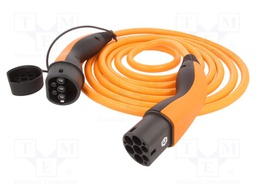 Cable: eMobility; 250V; 7.4kW; Type 2,both sides; IP55; 5m; 32A