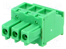 Pluggable terminal block; 3.81mm; ways: 3; angled; plug; female