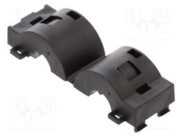 Ferrite: two-piece; on round cable; 43; 0÷85°C; 81Ω; 100MHz
