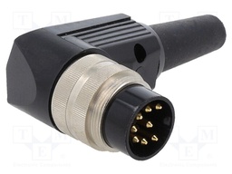 Connector: M16; male; for cable; IP40; plug; soldering; 60V; PIN: 8