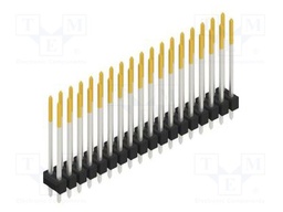 Connector: pin strips; pin header; male; PIN: 36; 2.54mm; THT; 2x18