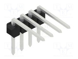 Connector: pin strips; pin header; male; PIN: 4; 2.54mm; THT; 1x4