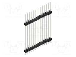 Connector: pin strips; pin header; male; PIN: 14; 2.54mm; THT; 1x14