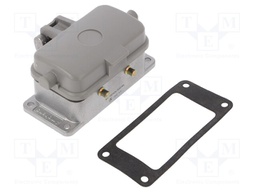 Enclosure: for HDC connectors; C146; size E10; for double latch