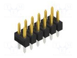 Connector: pin strips; pin header; male; PIN: 12; 2.54mm; THT; 2x6