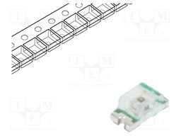 LED; SMD; 0603; yellow green; 12÷65mcd; 1.6x0.8x0.7mm; 140°; 20mA