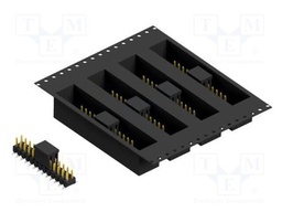 Connector: pin strips; pin header; male; PIN: 26; 2.54mm; SMT; 2x13