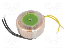 Transformer: toroidal; 35VA; 400VAC; 230V; 0.153A; 0.5kg; Ø: 68mm