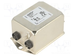 Power Line Filter, Chassis, General Purpose, 250 VAC, 16 A, Single Phase, 1 Stage, Chassis Mount
