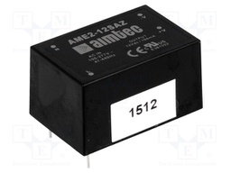 Converter: AC/DC; 2W; Uout: 12VDC; Iout: 0.166A; 72%; Mounting: PCB