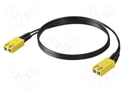 Fiber patch cord; SC-RJ,both sides; 10m; 980/1000um; PE; yellow