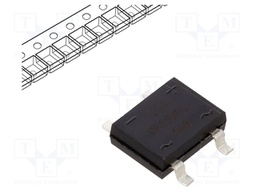 Bridge rectifier: single-phase; Urmax: 100V; If: 1.5A; Ifsm: 50A