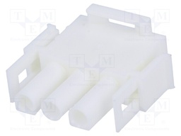 Plug; wire-wire; male/female; Universal MATE-N-LOK; 6.35mm; PIN: 3