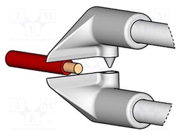 Tip; flat blade; JBC-WS-2A,for thermal stripping of wires