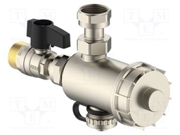 Dirt separator; IBF; max.3bar; Filter: magnetic,mesh; 500um; 90°C