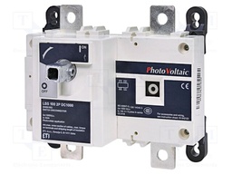 Switch-disconnector; Poles: 2; screw type; 100A; IP20; LBS DC