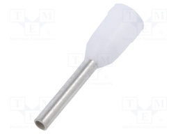 Tip: bootlace ferrule; 0.5mm2; crimped; for cable; insulated; tape