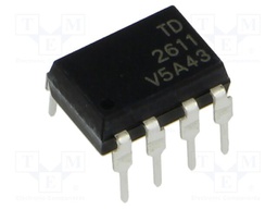 Optocoupler; THT; OUT: logic; 5kV; DIP8; Colour: black