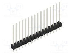 Connector: pin strips; pin header; male; PIN: 16; 2.54mm; THT; 1x16