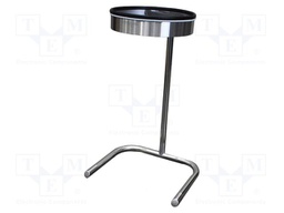 Stainless steel; Dim: 490x400x800mm; 75l; cleanroom; Ø: 350mm