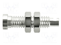 Socket; 2mm banana; Plating: gold-plated; non-insulated