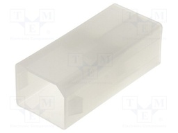 Terminals cover; male; for push-on 6.3mm connectors with lock