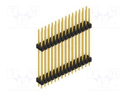 Connector: pin strips; pin header; male; PIN: 30; 2.54mm; THT; 2x15