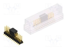 Connector: pin strips; pin header; male; PIN: 24; 2.54mm; SMT; 2x12