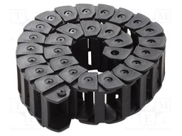 Cable chain; LIGHT; Bend.rad: 50mm; L: 980mm; non-openable frames