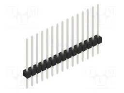 Connector: pin strips; pin header; male; PIN: 15; 2.54mm; THT; 1x15