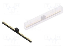 Connector: pin strips; pin header; male; PIN: 34; 2.54mm; SMT; 1x34
