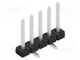 Connector: pin strips; pin header; male; PIN: 5; 2mm; SMT; 1x5; 100V