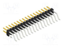 Connector: pin strips; pin header; male; PIN: 34; 2mm; SMT; 2x17