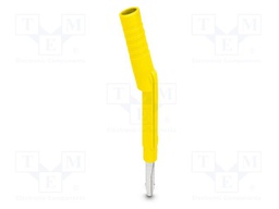Test socket; PA; L: 53.3mm; ways: 1; W: 6mm; H: 6.5mm; Body: yellow