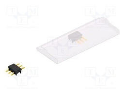 Connector: pin strips; pin header; male; PIN: 3; 2.54mm; SMT; 1x3