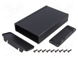 Enclosure: with panel; with fixing lugs; 1457; X: 104mm; Y: 160mm