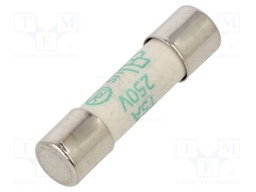 Fuse: fuse; ceramic; 5A; 250V; time-lag; 5x20mm; brass
