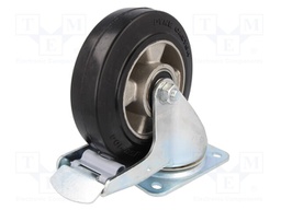 Transport wheel; Ø: 160mm; W: 50mm; H: 193mm; torsional with lock