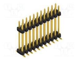 Connector: pin strips; pin header; male; PIN: 22; 2mm; SMT; 2x11