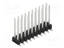 Connector: pin strips; pin header; male; PIN: 20; 2.54mm; SMT; 2x10