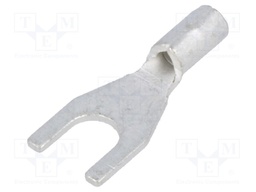 Fork terminal; M2,5; 0.1÷0.5mm2; crimped; for cable; tinned