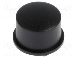 Button; round; black; Ø12mm; MEC5GSH935,MEC5GTH935; 5G; H: 6.7mm