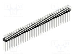Connector: pin strips; pin header; male; PIN: 72; 2.54mm; THT; 2x36