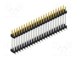 Connector: pin strips; pin header; male; PIN: 44; 2mm; SMT; 2x22