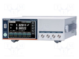 LCR meter; touch screen,colour,LCD 5"; 800x480; 1E-10÷99.9999MΩ