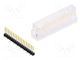 Connector: pin strips; pin header; male; PIN: 18; 2.54mm; SMT; 1x18