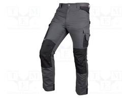 Dungarees; Size: S; grey-black; Mix&Match; 280g/m2