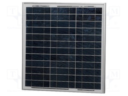 Photovoltaic cell; polycrystalline silicon; 680x353x25mm; 3.4kg